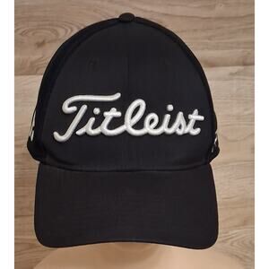 Titleist FJ Pro V1 Logo Golf Baseball Cap Hat Black/white  FootJoy XL-XXL